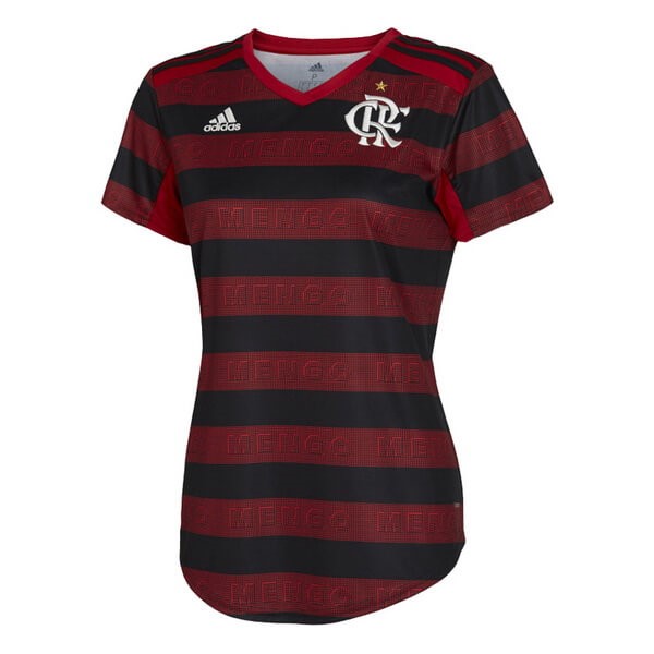Camiseta Flamengo Primera equipación Mujer 2019-2020 Rojo Negro